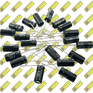 خرید خازن الکترولیت 2.2 میکروفاراد 50 ولت