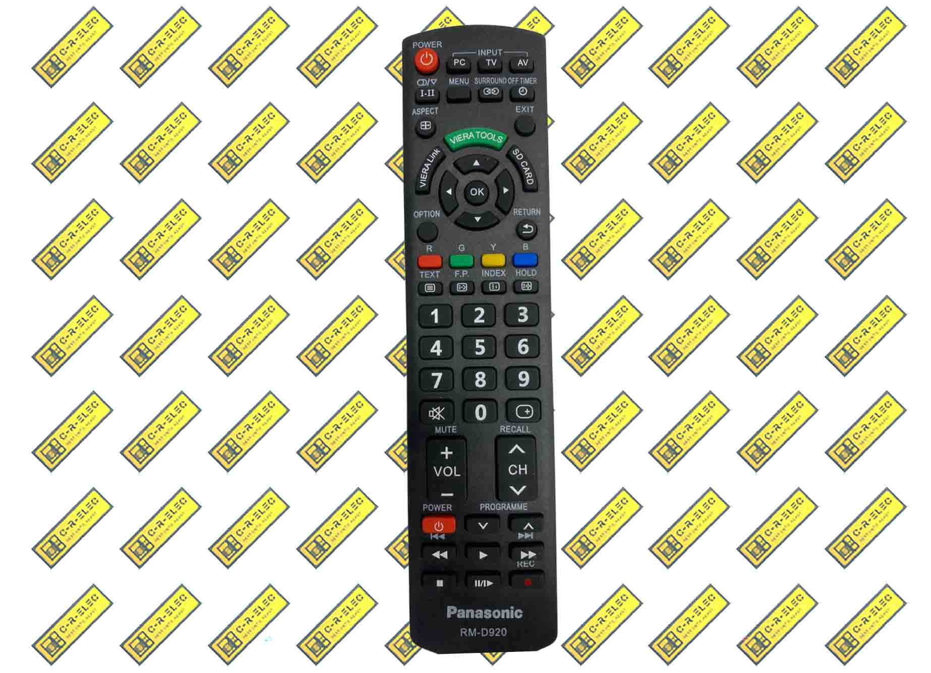 RM-D920 کنترل اصلی تلویزیون پاناسونیک مدل RM-D920